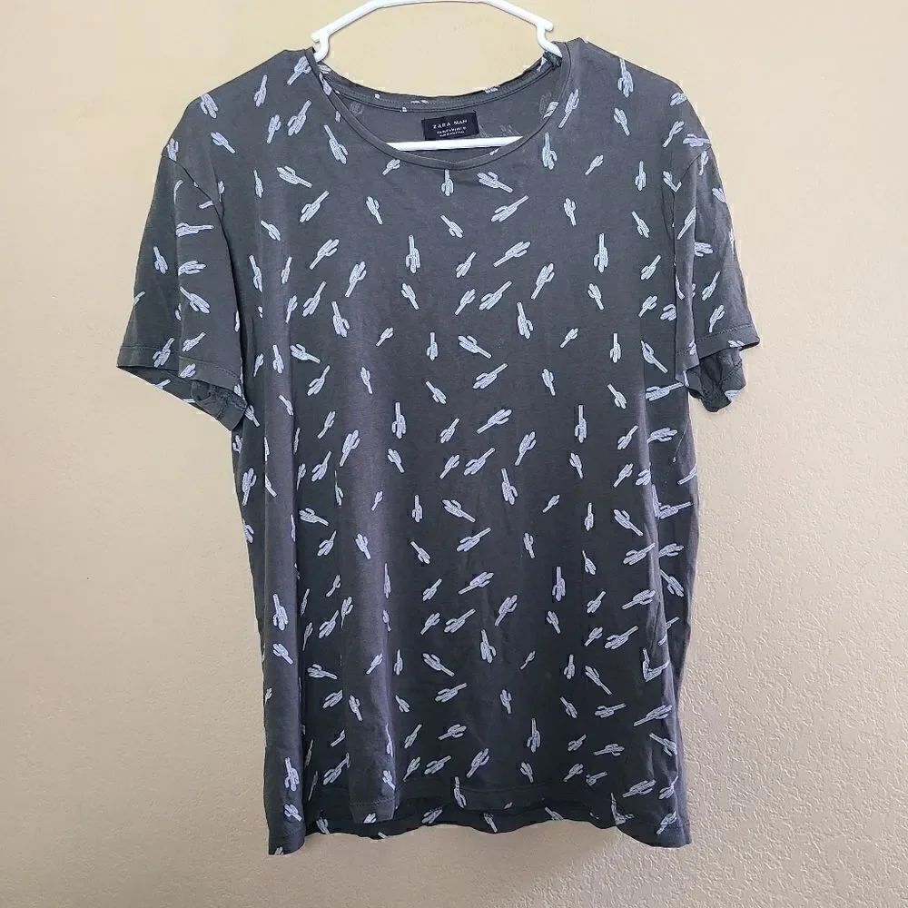 Zara Man Cactus T-shirt